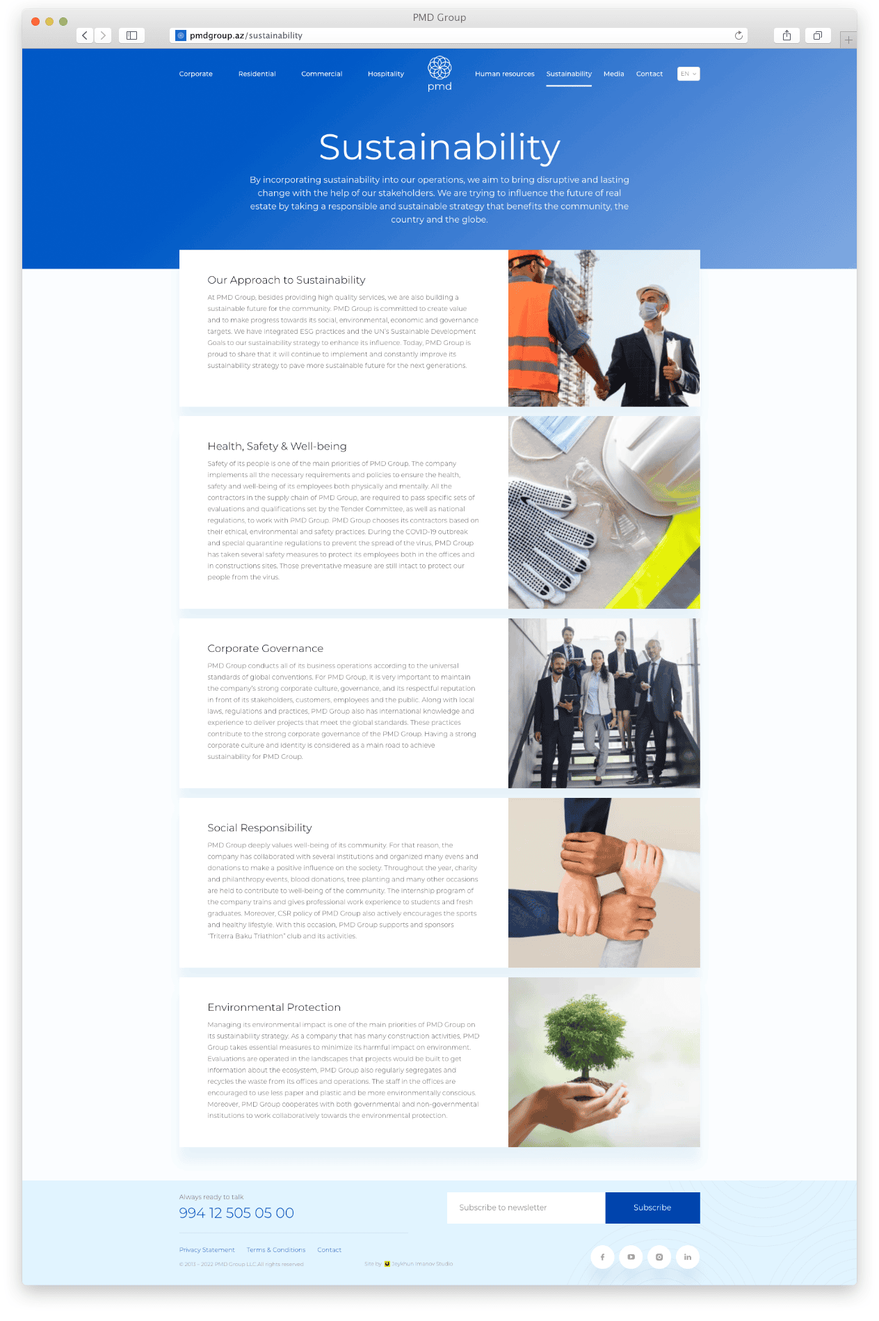 Website for PMD Group after rebranding 5 .png