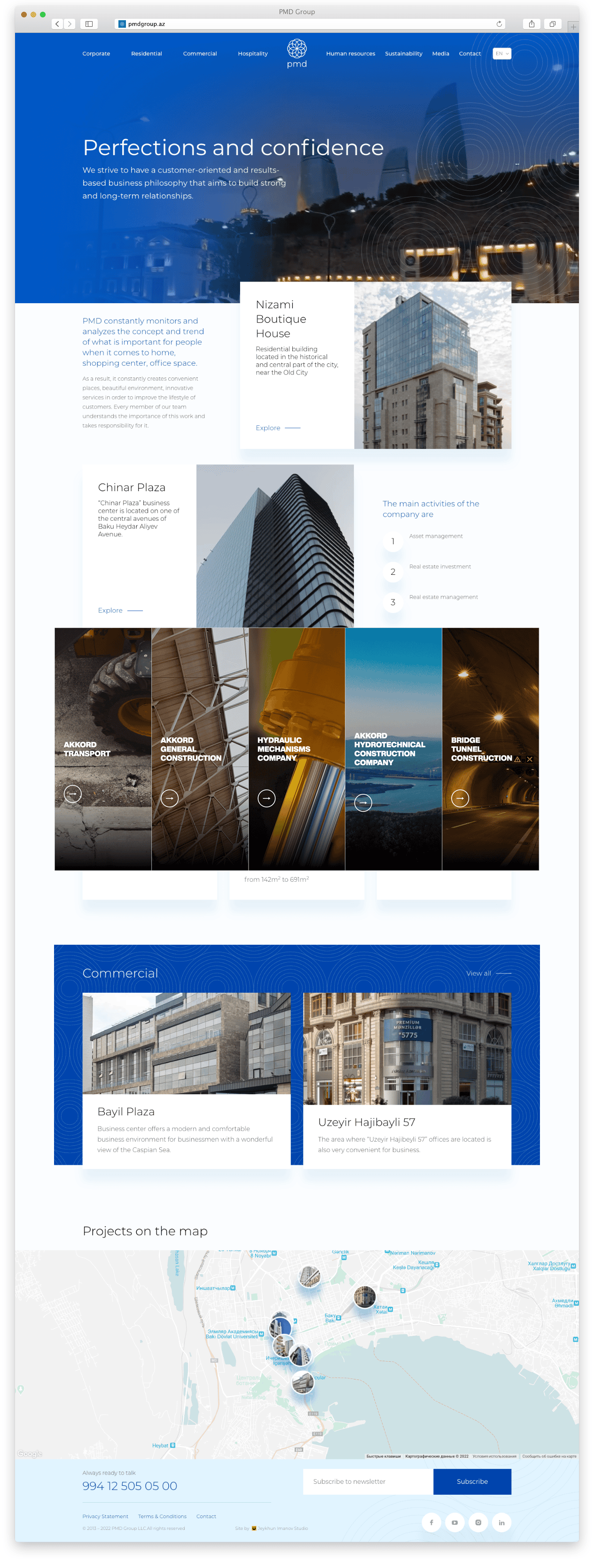 Website for PMD Group after rebranding .png