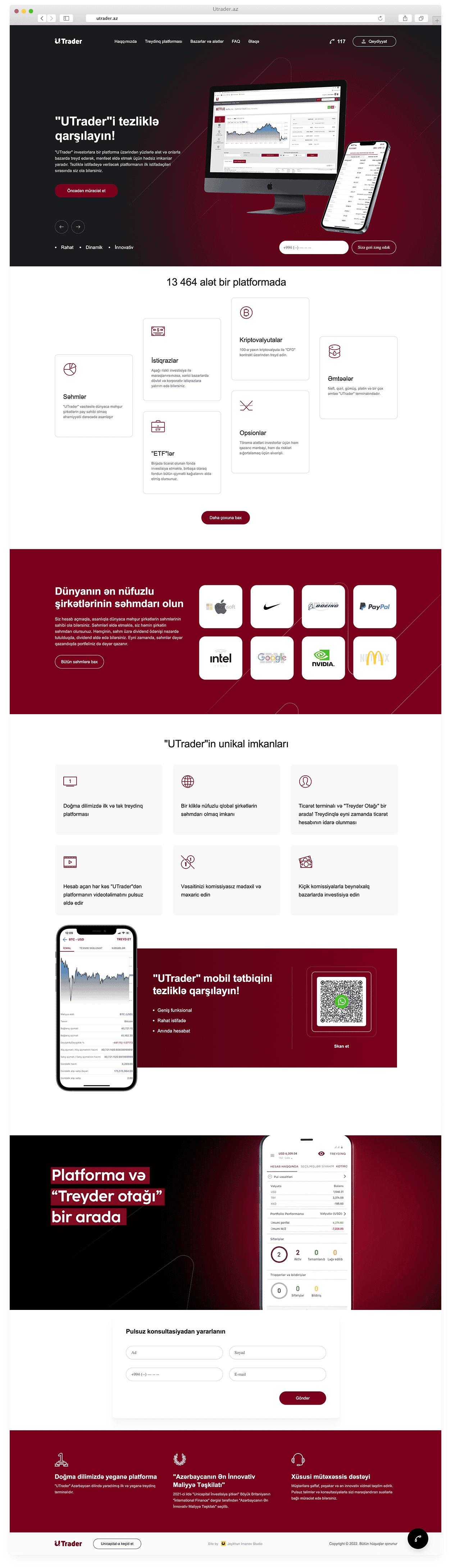Website for UTrader .png