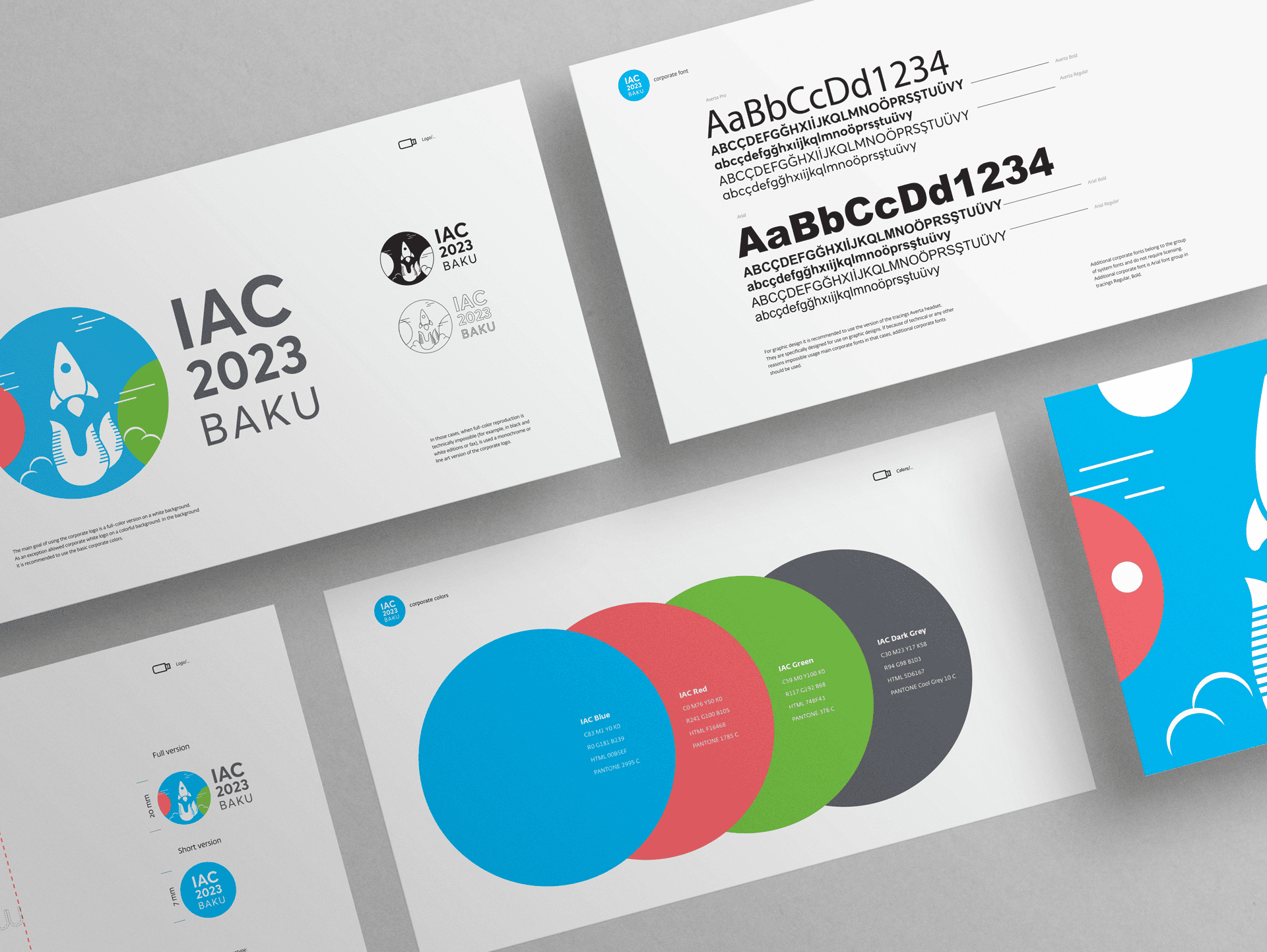Logotype and Corporate Style for IAC 2023 Baku  4.png