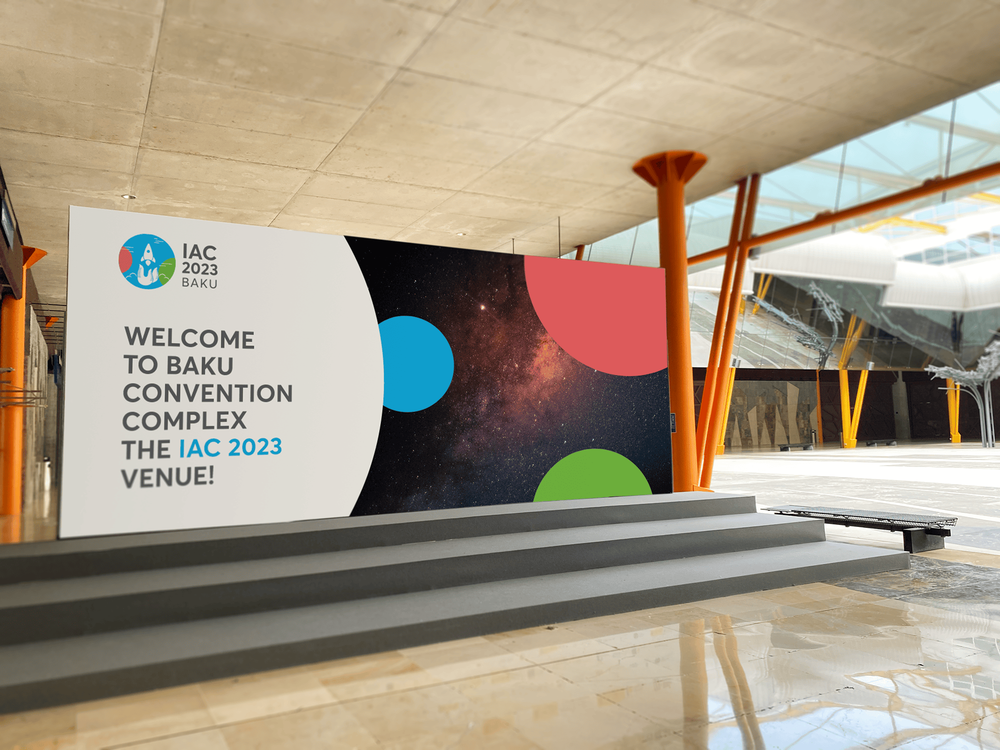 Logotype and Corporate Style for IAC 2023 Baku  7.png
