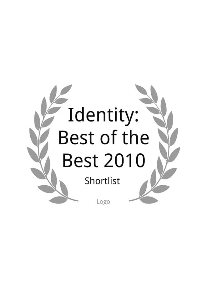 Identity: Best of the Best 2010 Международный конкурс (Шорт лист) Номинация: Логотип